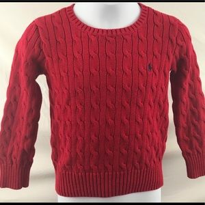 Polo Ralph Lauren kids Sz. 7 red sweater